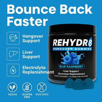 REHYDR8 Hangover Gummies